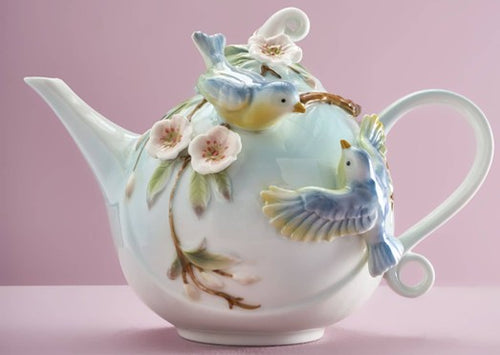 3-Piece BIRDS SET for Tea, Milk, and Sugar