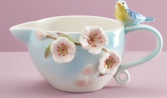 3-Piece BIRDS SET for Tea, Milk, and Sugar